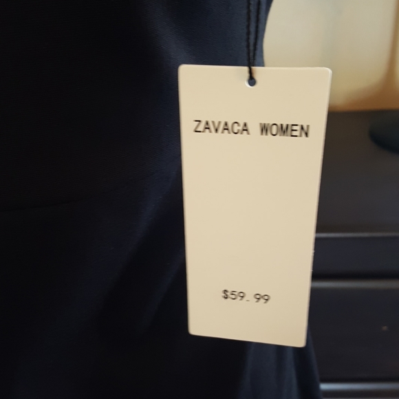 Women Little Black Wrap Party Dress Size Small - Picture 4 of 6